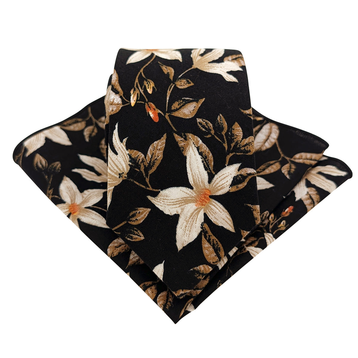 Midnight-Jasmine-Cotton-Tie-and-Pocket-square-set