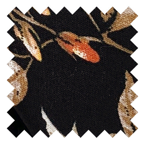 Midnight Jasmine Cotton Wedding Swatch