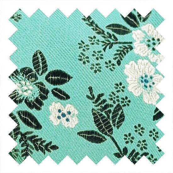 Mint Blossom Wedding Tie Swatch