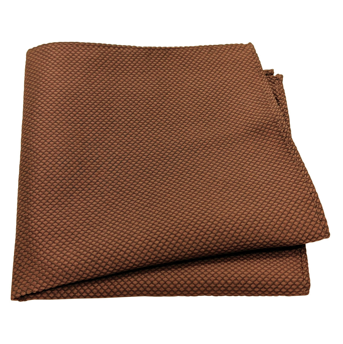 Mocha Textured Pocket Square