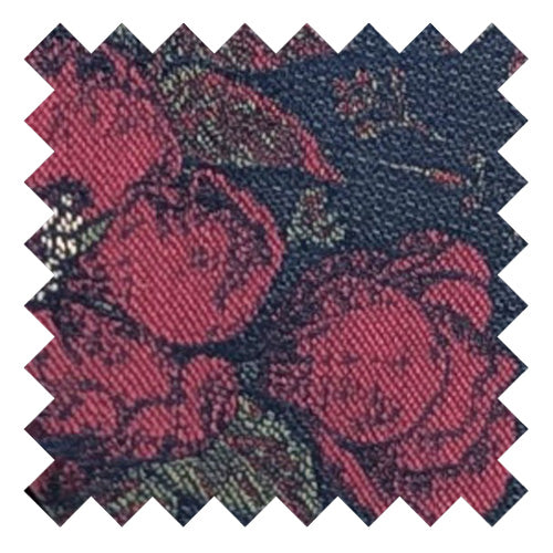 Navy & Berry Wildflowers Wedding Swatch