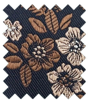 Navy-_-Brown-Blossom-Wedding-Tie-Swatch