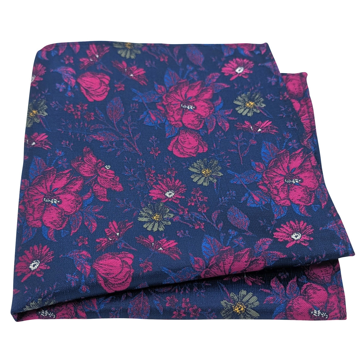 Navy-_-Magenta-Wildflowers-Pocket-Square