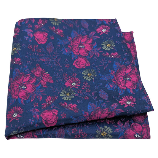 Navy-_-Magenta-Wildflowers-Pocket-Square