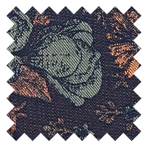 Navy & Olive Wildflowers Wedding Swatch