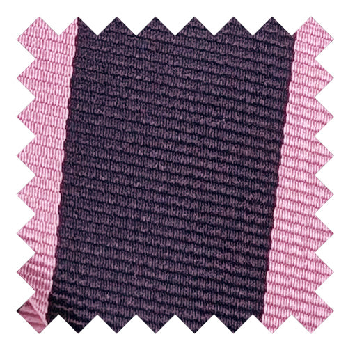 Navy & Pink Stripe Wedding Swatch