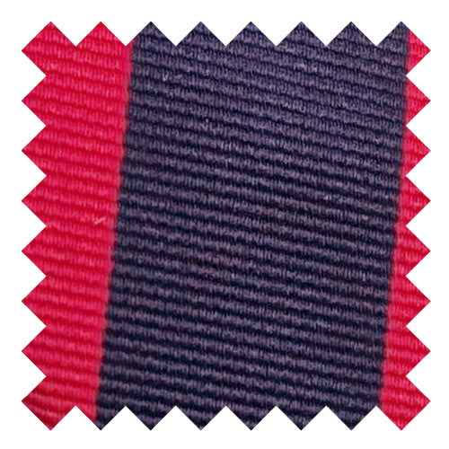 Navy & Red Stripe Wedding Swatch