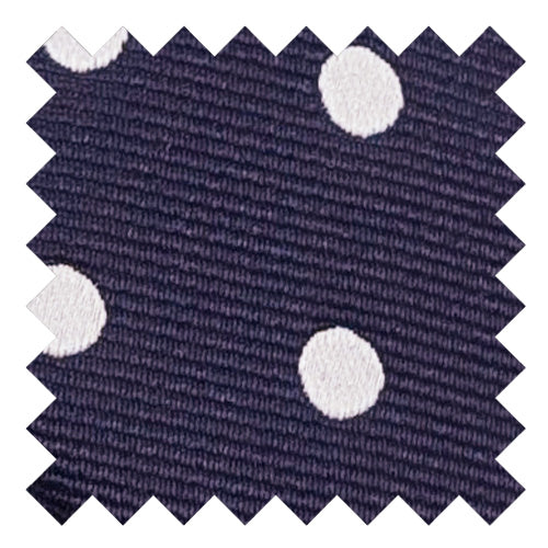 Navy & White Spot Wedding Swatch