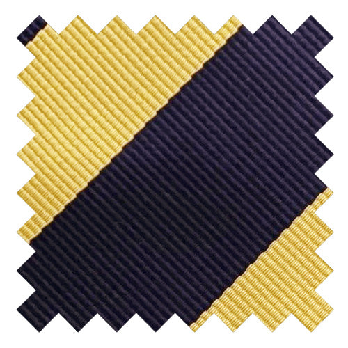 Navy & Yellow Stripe Wedding Swatch