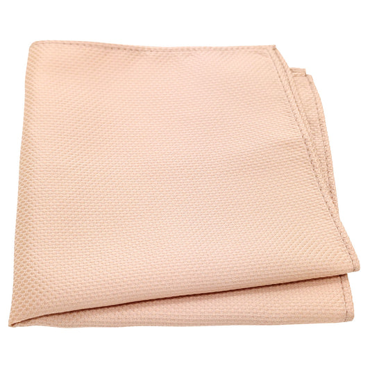 Nude Textured Pocket Square