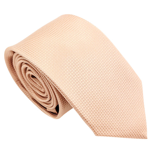 Nude Textured Wedding Tie