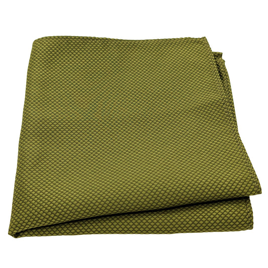 Olive Textured Pocket Square
