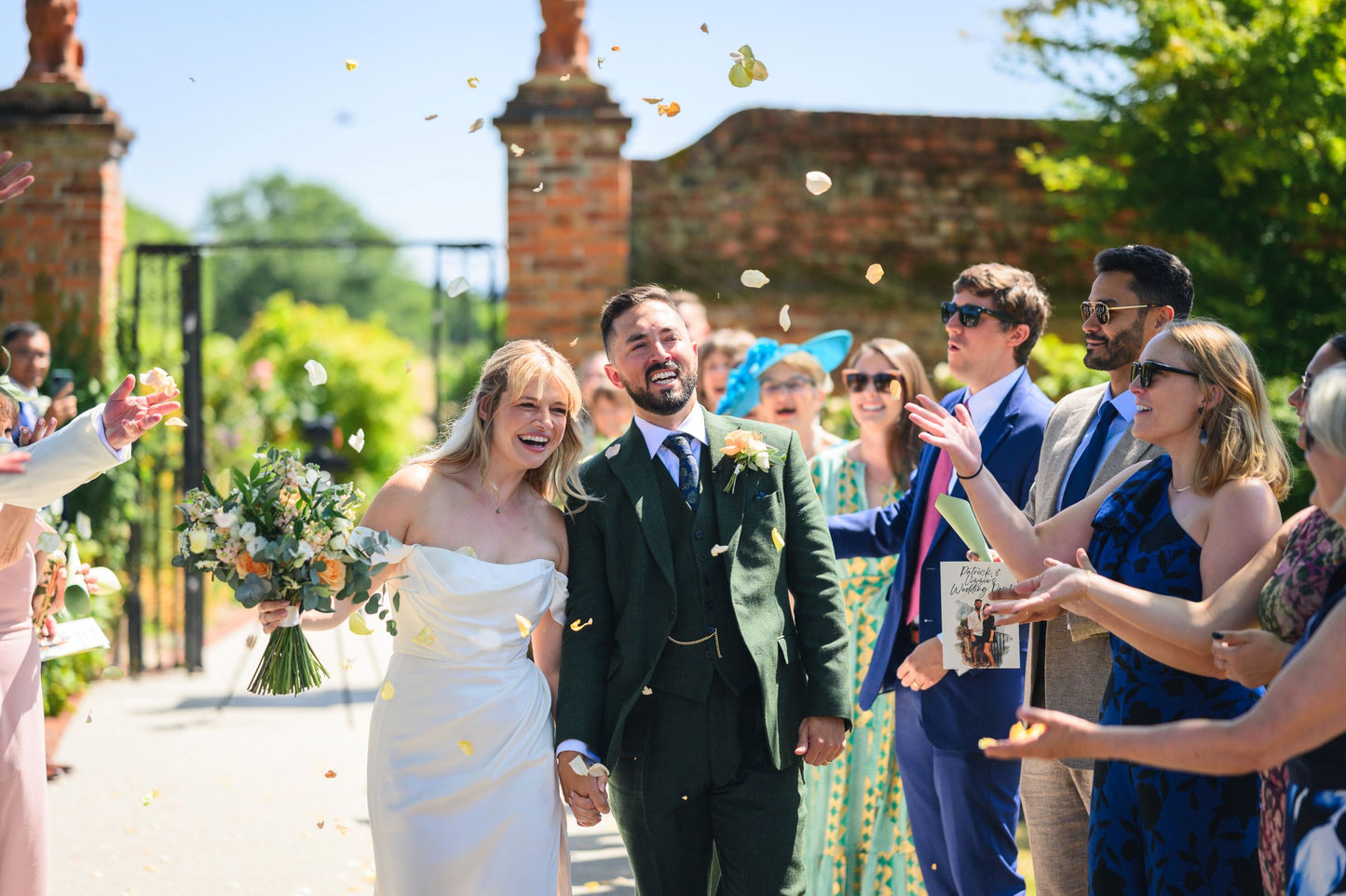 Olive Green Floral Wedding Swatch