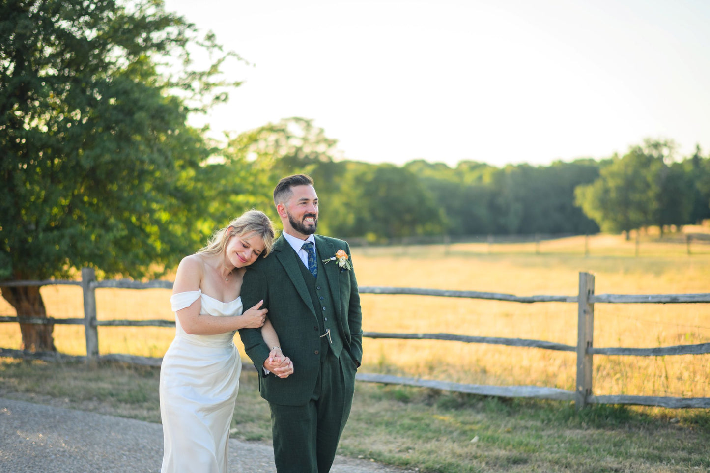 Olive Green Floral Wedding Swatch