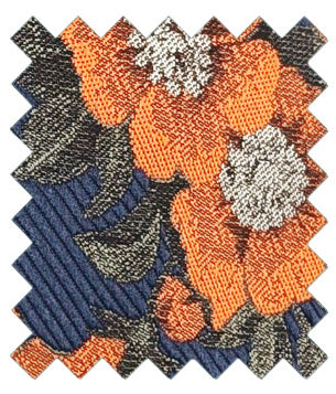 Orange-Daisies-Wedding-Tie-Swatch