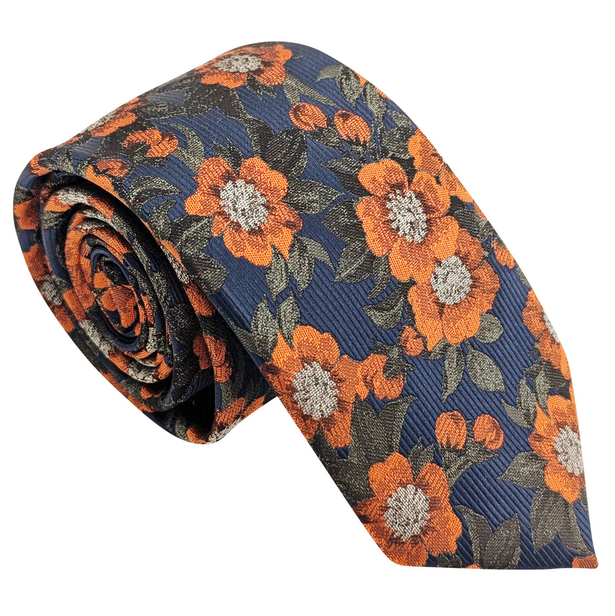 Orange-Daisies-Wedding-Tie