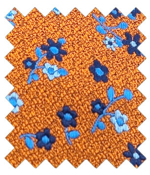 Orange-Ditsy-Floral-Wedding-Tie-Swatch