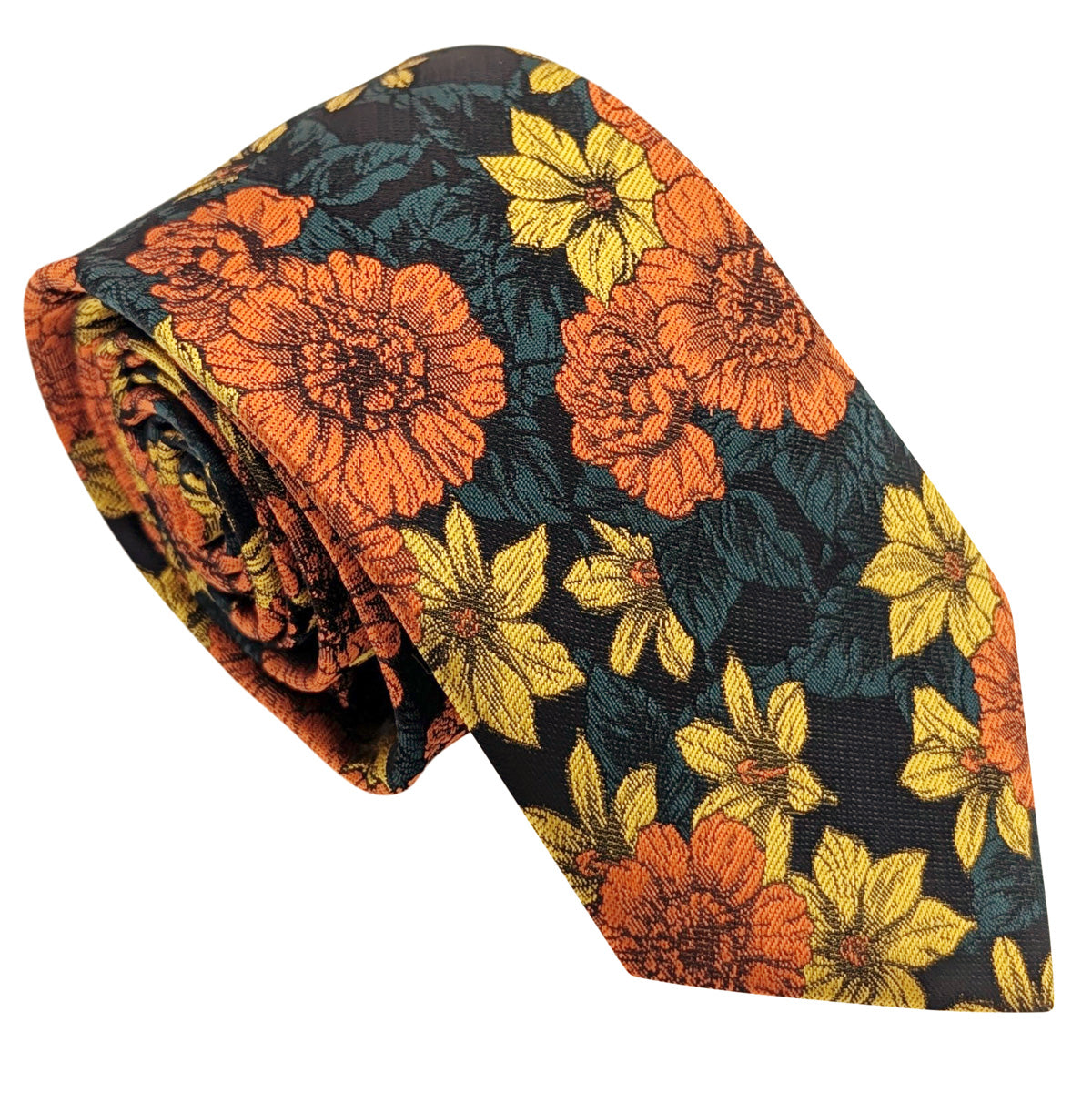 Orange-Marigolds-Wedding-Tie