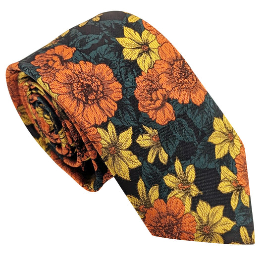 Orange-Marigolds-Wedding-Tie