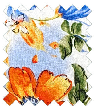 Orange-_-Blue-Floral-Cotton-Wedding-Tie-swatch