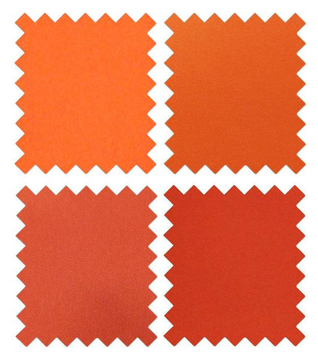 Orange Wedding Tie Swatch Pack