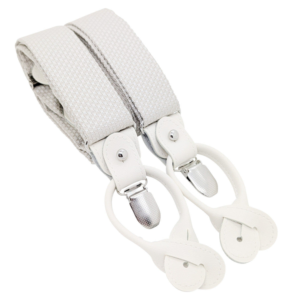 Oyster Woven Wedding Braces