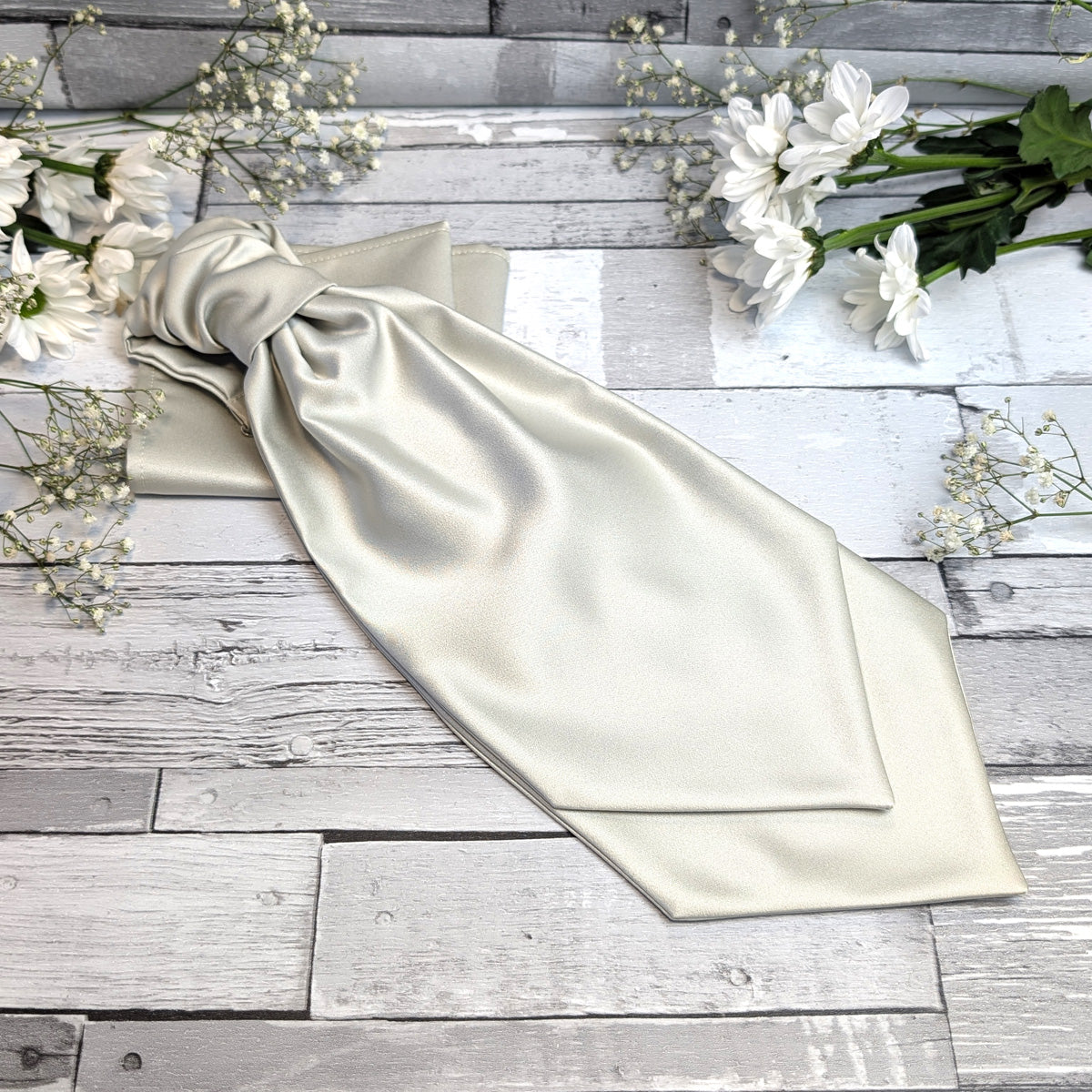 Silver Birch Wedding Cravat