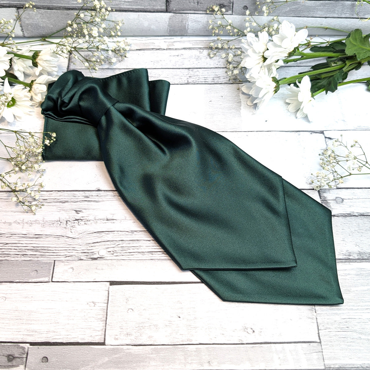 Bottle Green Pocket Square