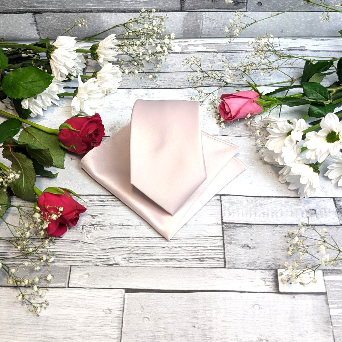 Blush Pink Pocket Square