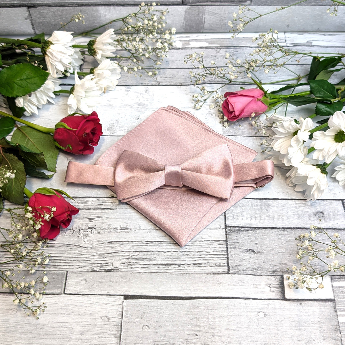 Suede Pink Pocket Square