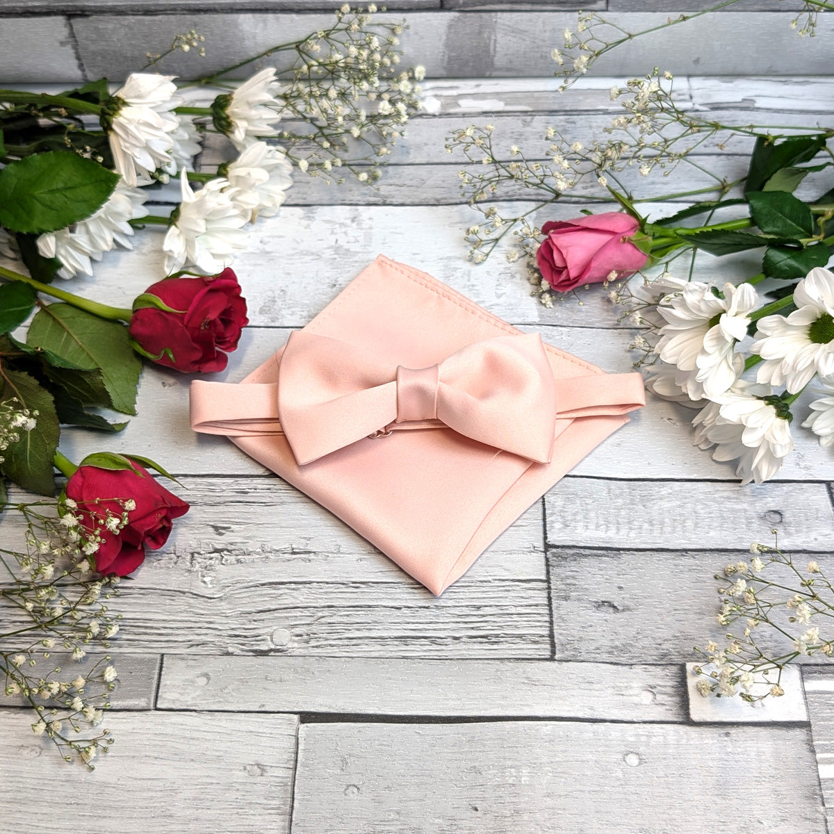 Vintage Rose Bow Tie