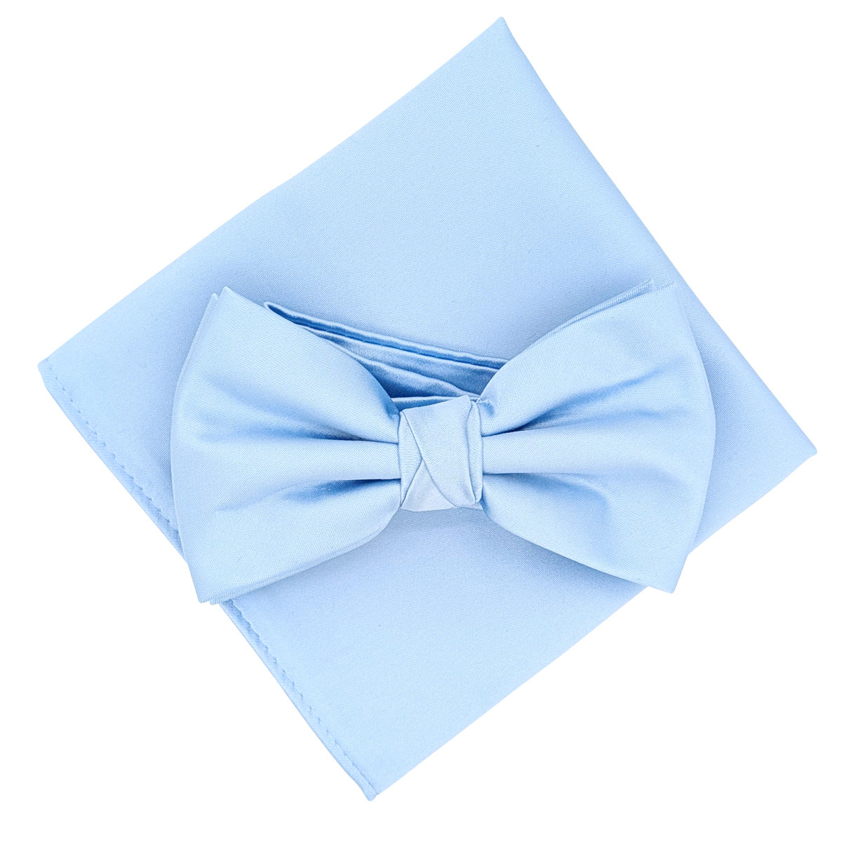 Cloudy Blue Bow Tie