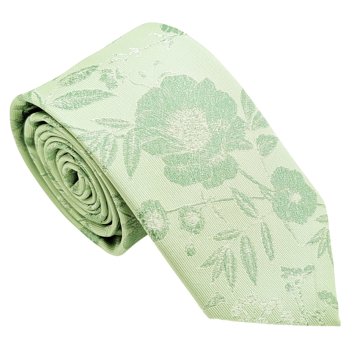 Pale-Green-Wildflower-Wedding-Tie