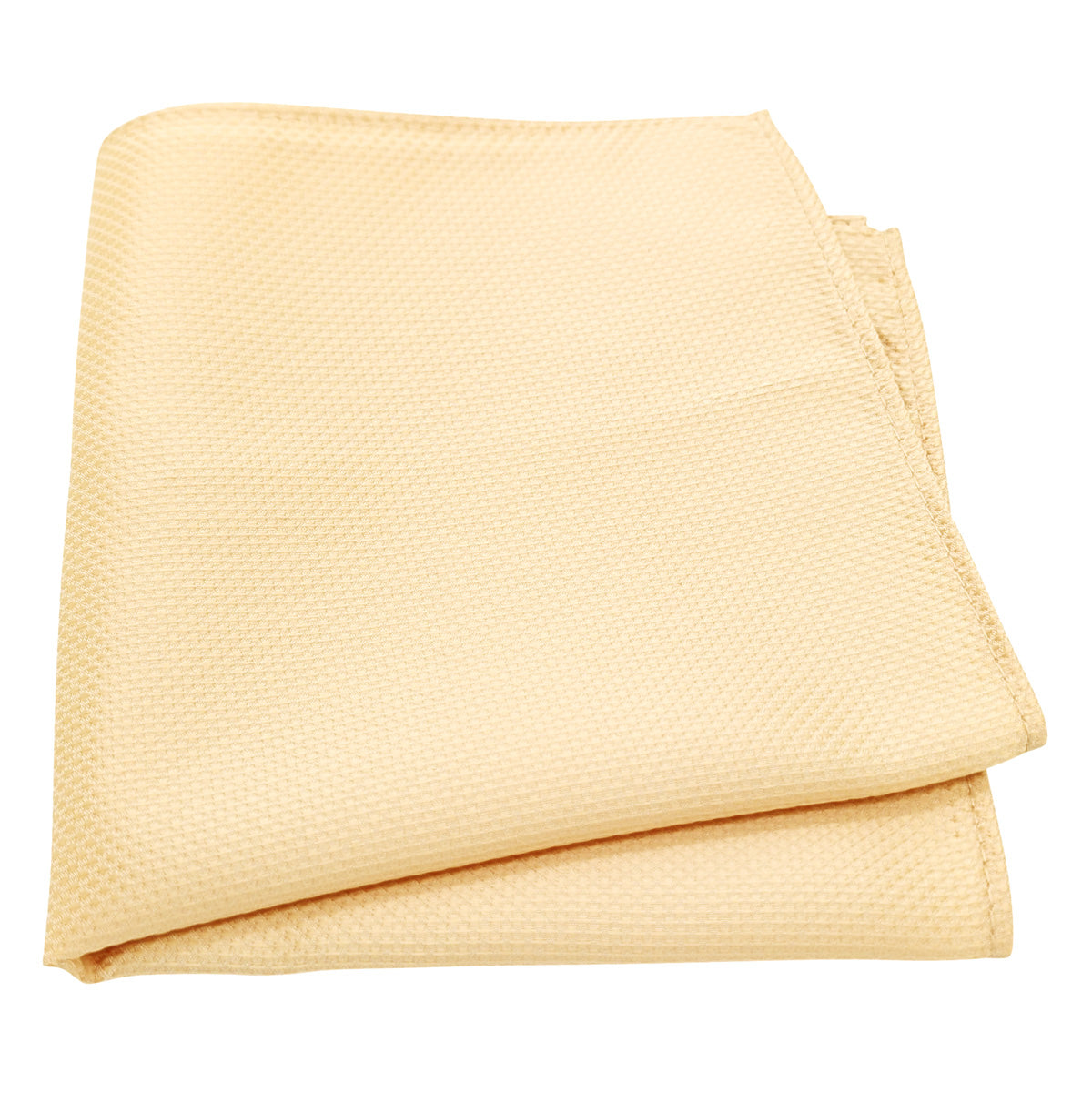 Pale Peach Textured Pocket Square