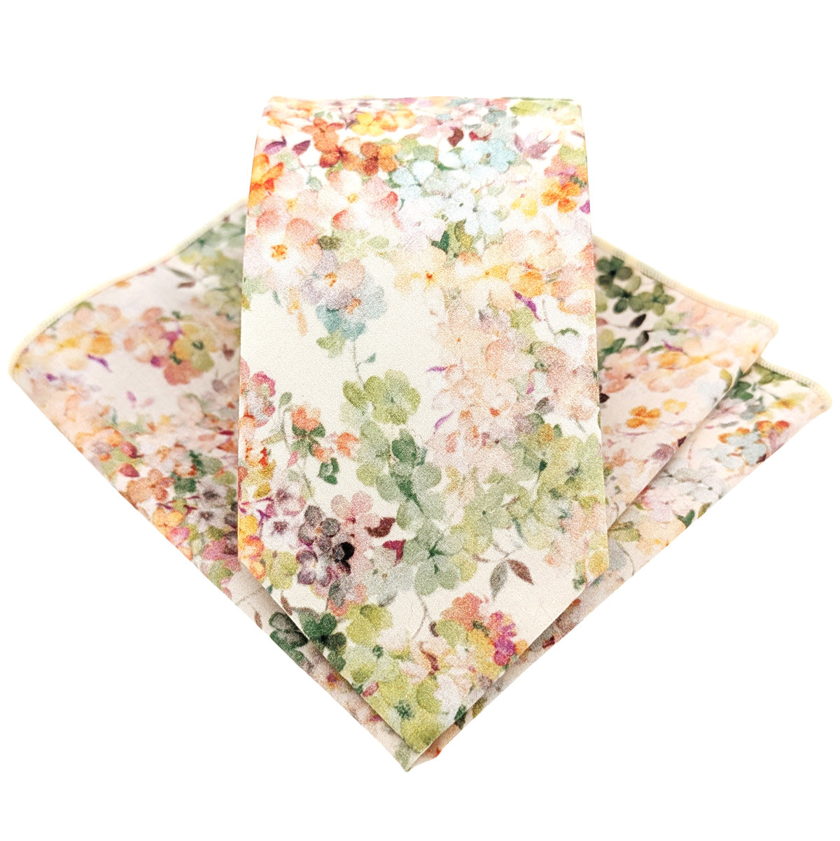 Peach-Blossom-Cotton-Tie-and-Pocket-Square-set