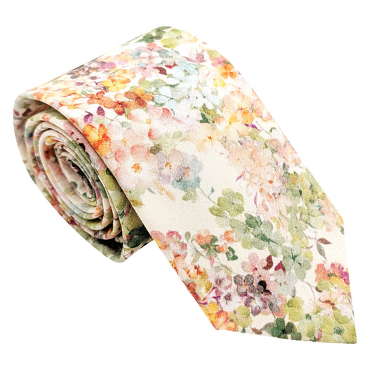 Peach-Blossom-Cotton-Wedding-Tie