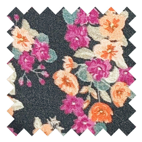 Peach Primrose Cotton Wedding Swatch