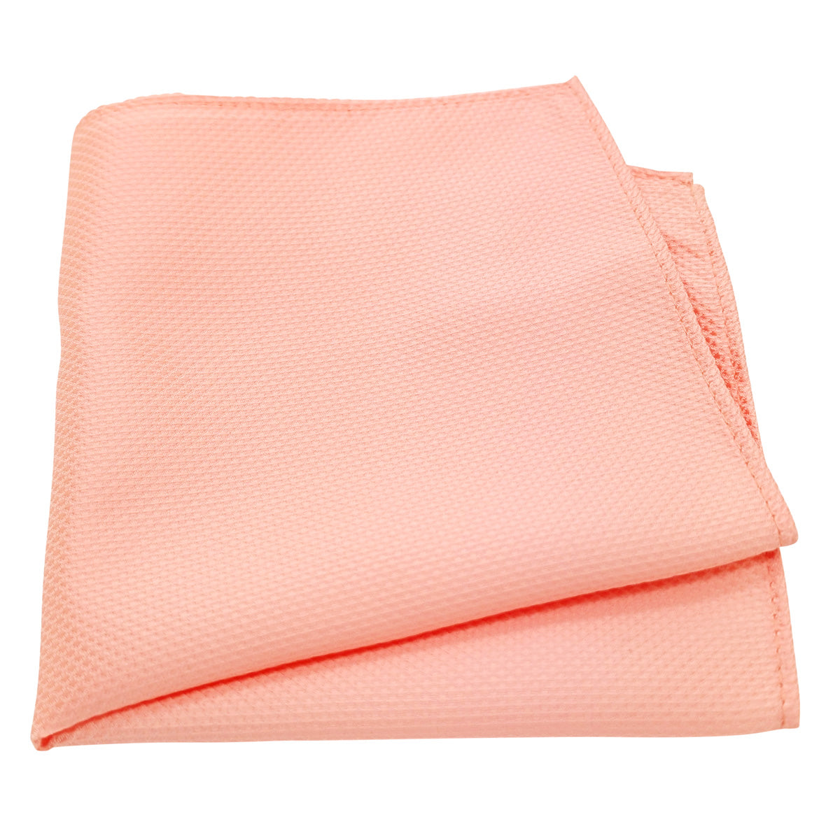 Peach Textured Pocket Square