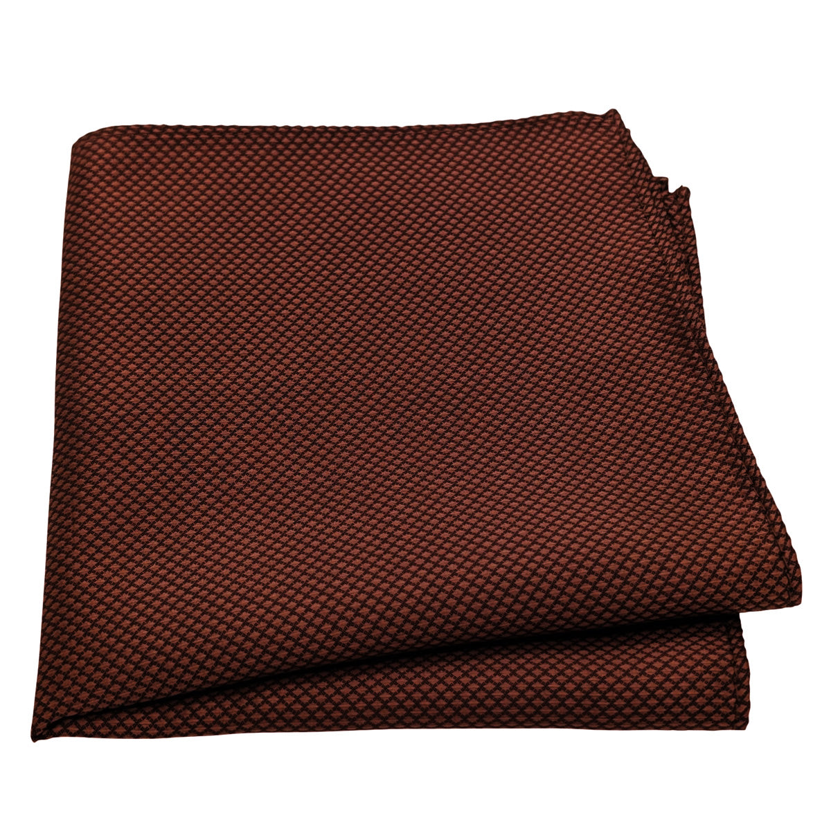 Pecan Textured Pocket Square