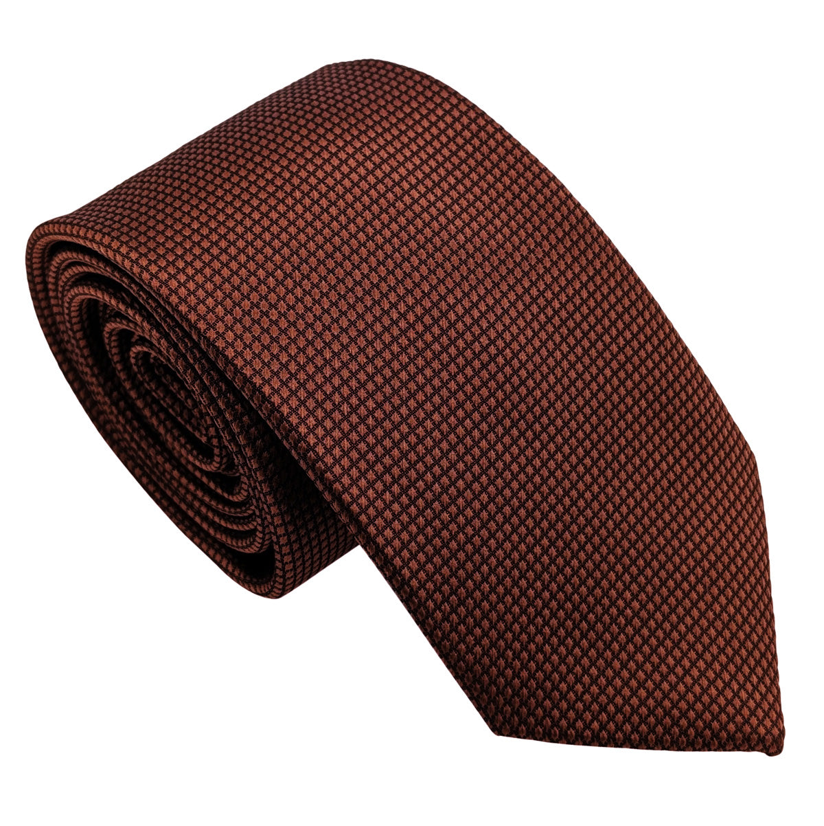 Pecan Textured Wedding Tie
