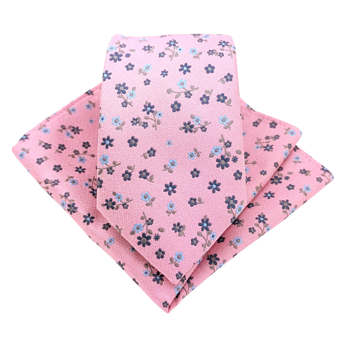 Peony-Pink-Ditsy-Floral-Wedding-Tie-and-Pocket-Square-Set