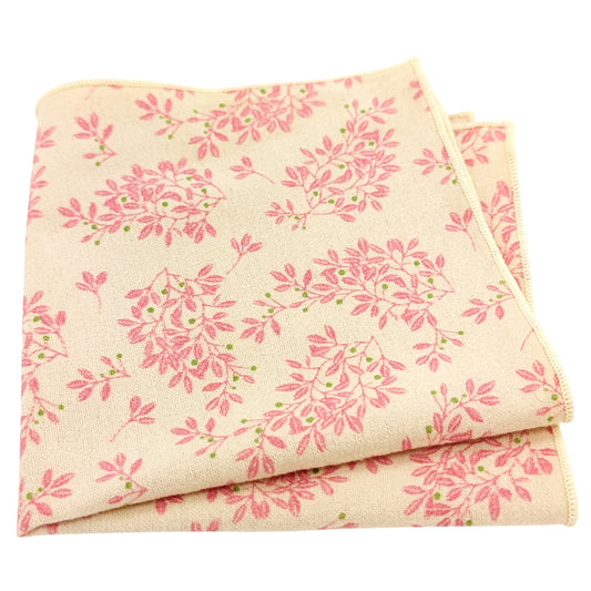 Pink-Leaves-Brushed-Cotton-Pocket-square