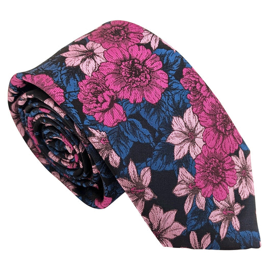 Pink-Marigolds-Wedding-Tie