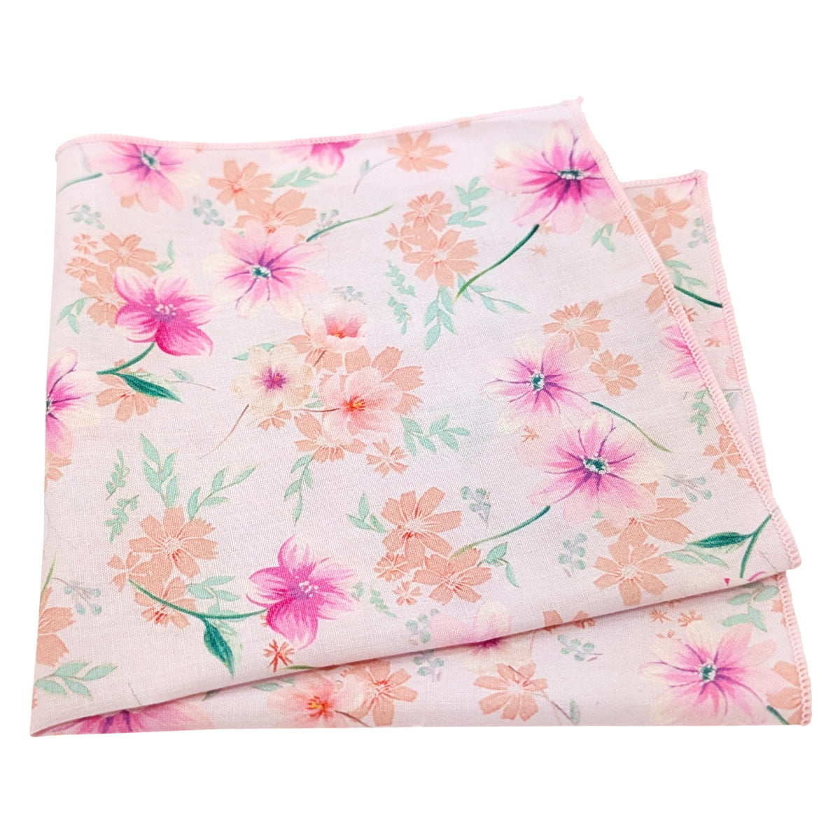 Pink-Posy-Cotton-Pocket-Square