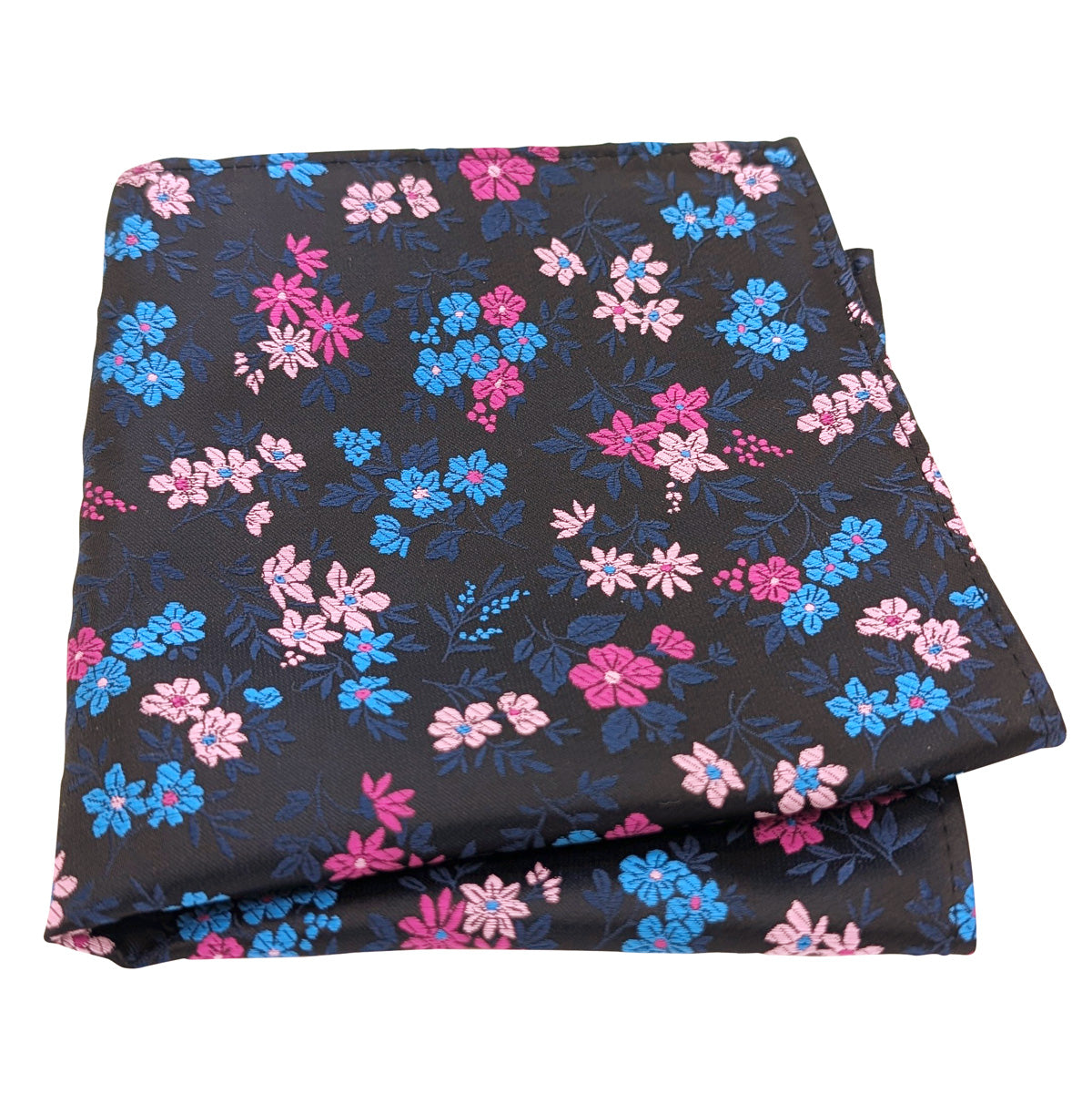 Pink-_-Navy-Ditsy-Floral-Pocket-Square