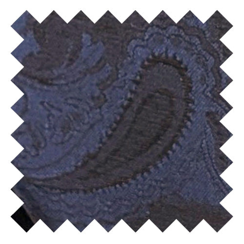 Prussian Blue Paisley Wedding Swatch