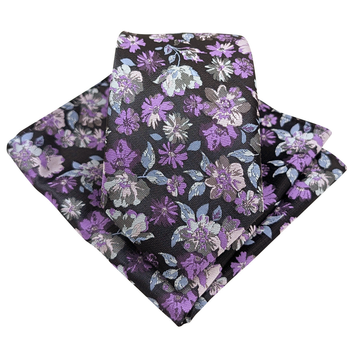 Purple-Flowers-Wedding-Tie-and-Pocket-Square-Set