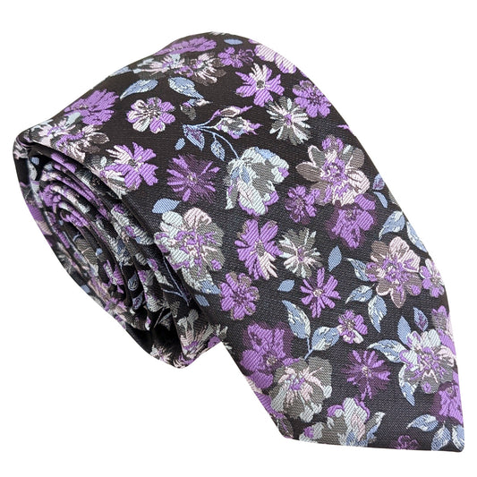 Purple-Flowers-Wedding-Tie