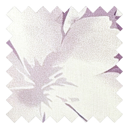 Purple Petals Cotton Wedding Swatch