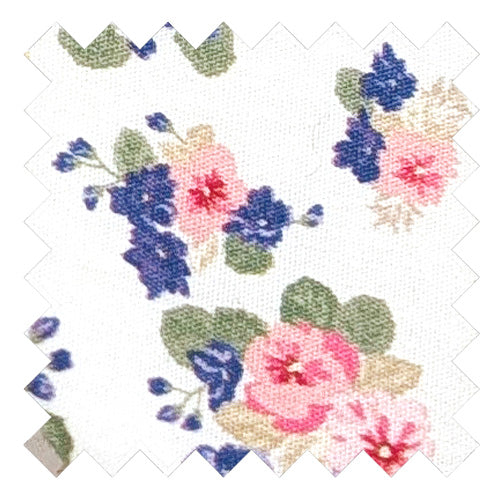 Purple Primrose Cotton Wedding Swatch
